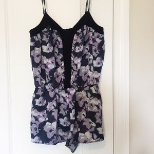 Silence+Noise Floral Romper